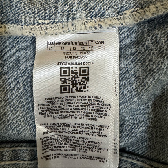 Guess Girls Patchwork Denim Jacket - American Dream - Picture 10 of 10